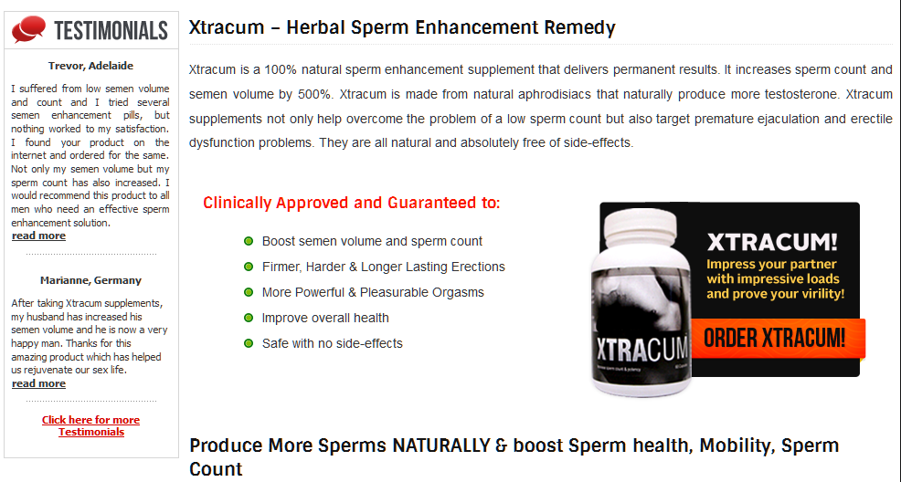 best of Count sperm Effexor and