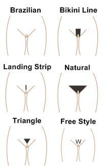 Different styles of shaved pussy