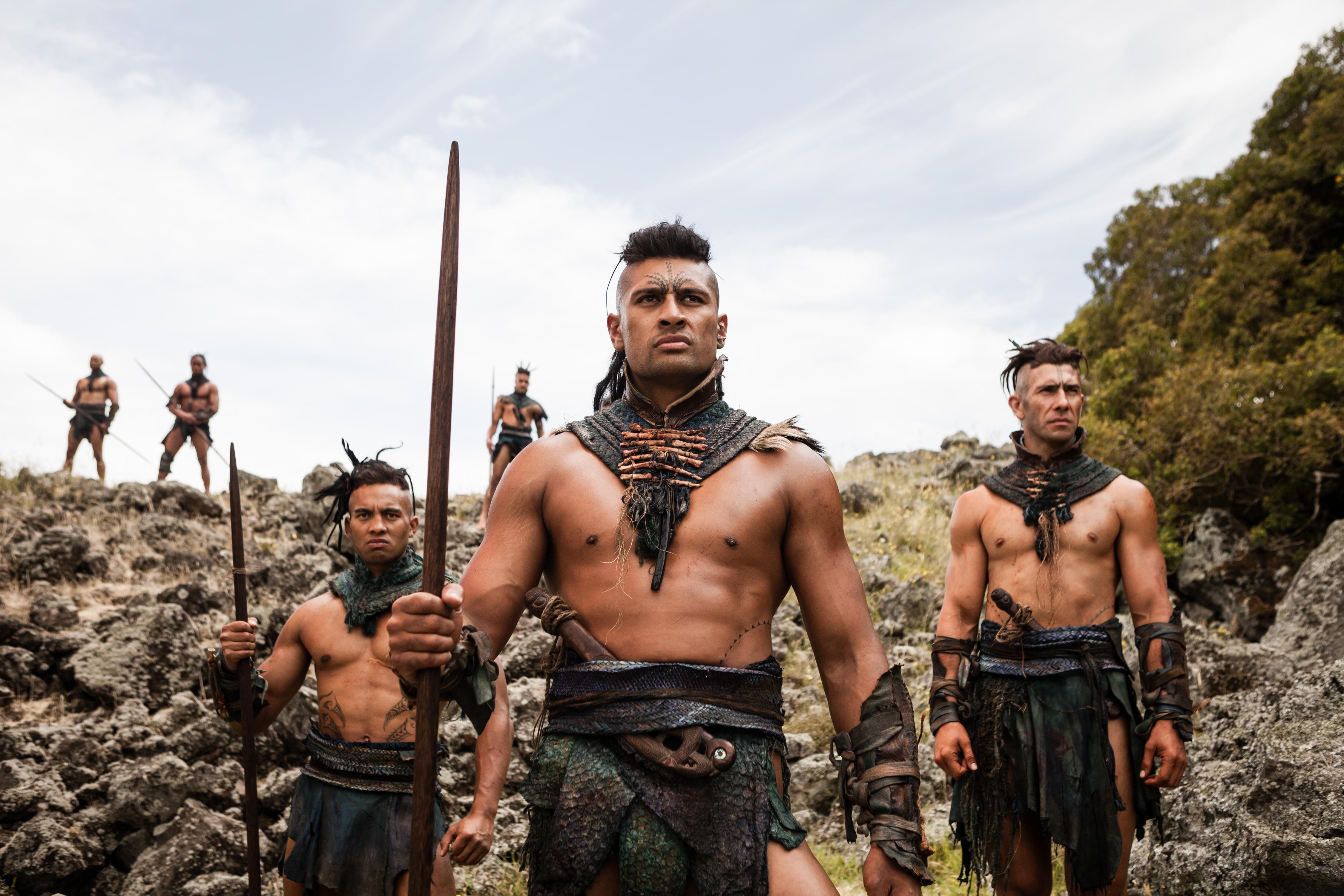 Nude tribe men maori