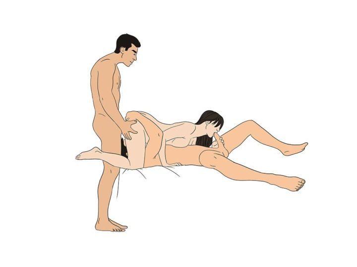 Threesome positions two men