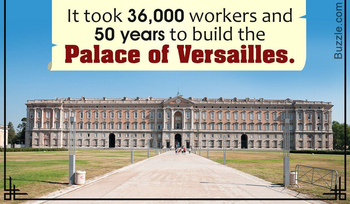 Palace of versailles fun facts