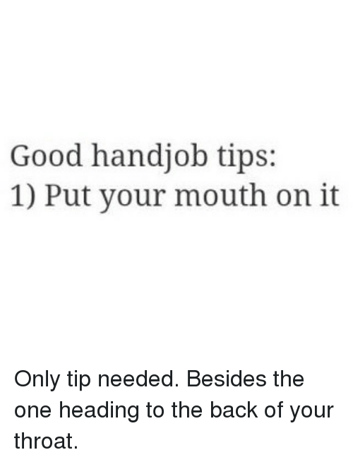 best of Handjob tips Best