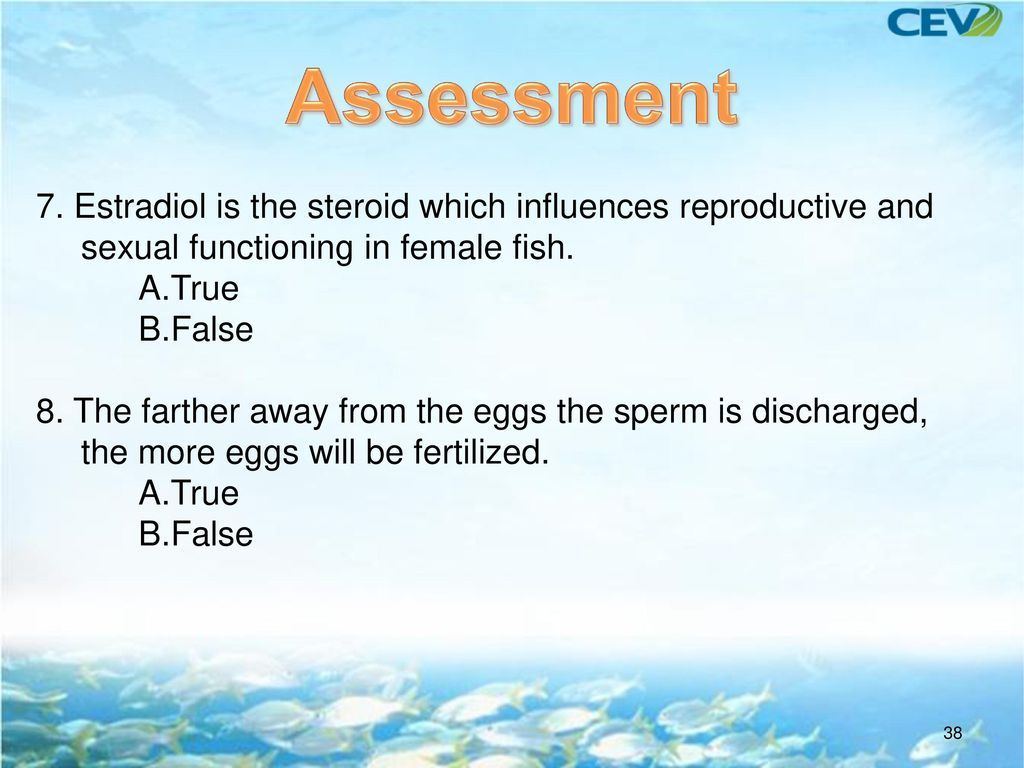 Bumble B. reccomend Videos of male fish discharging sperm
