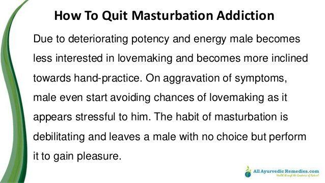 Advantages of quitting masturbation permanently