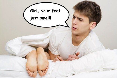 Girls stinky feet com