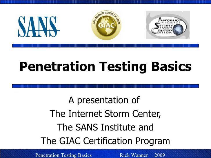 best of Penetration testing Sans