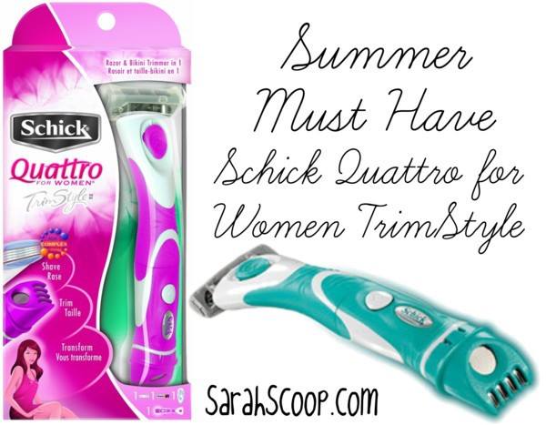 Schick quattro with bikini trimmer
