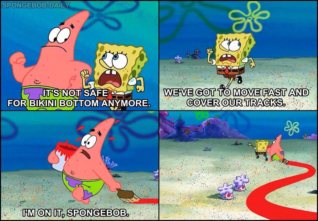 Handy M. reccomend Funny quotes of patrick and spongebob