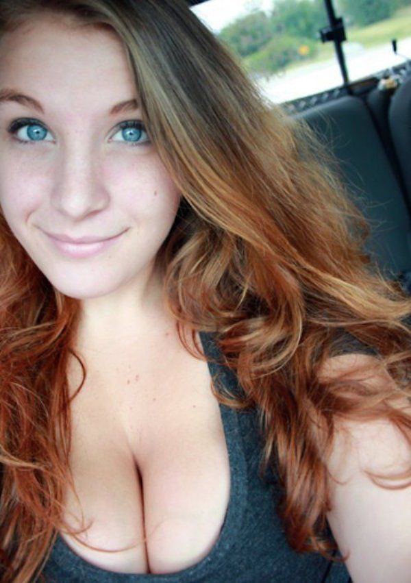 Fire S. reccomend Cute redhead teen simply sits