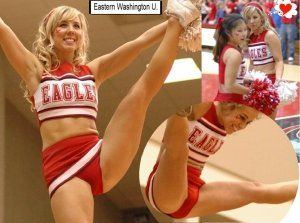 College cheerleader pussy shot