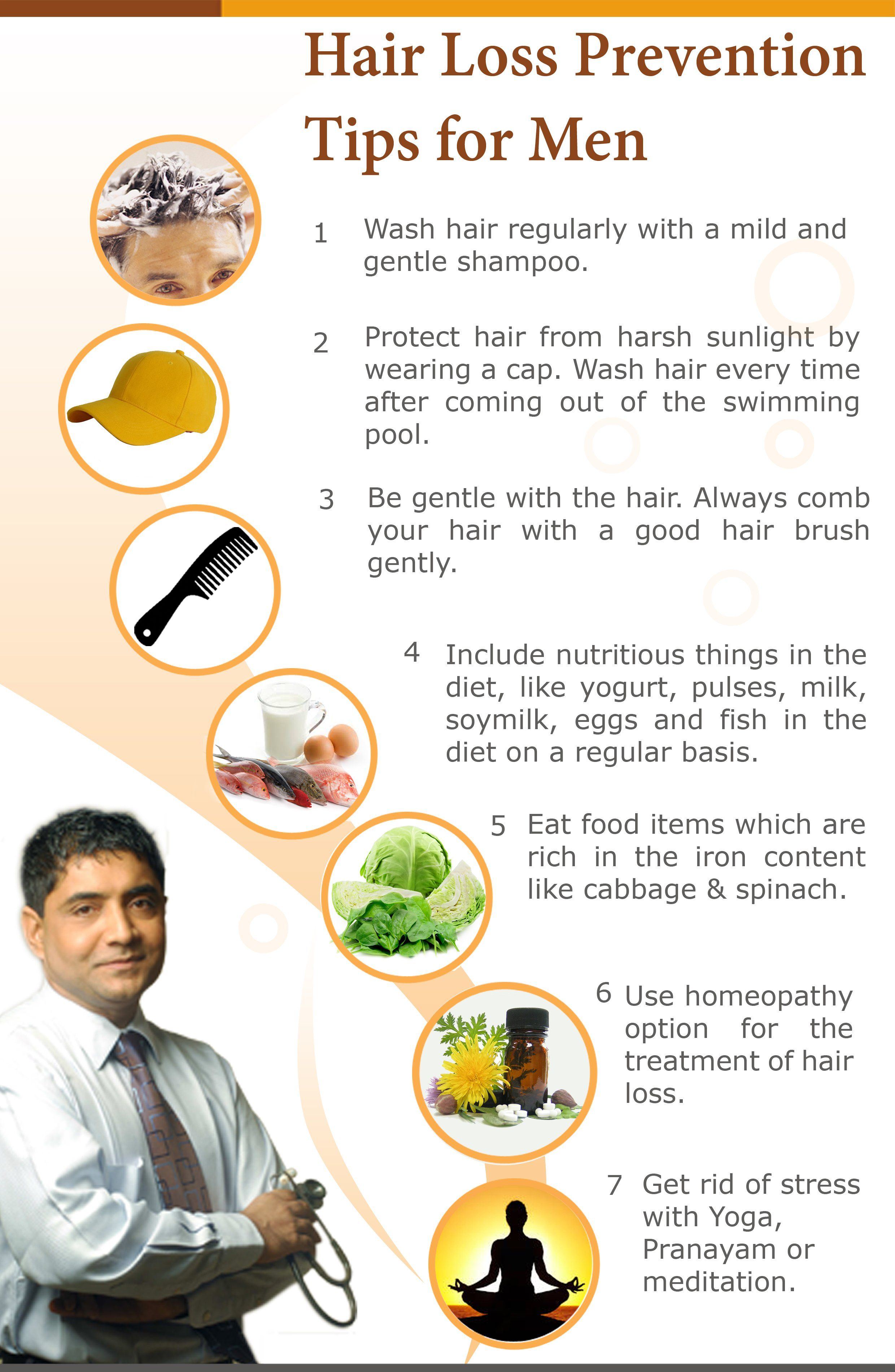Ways to prevent hair loss in males