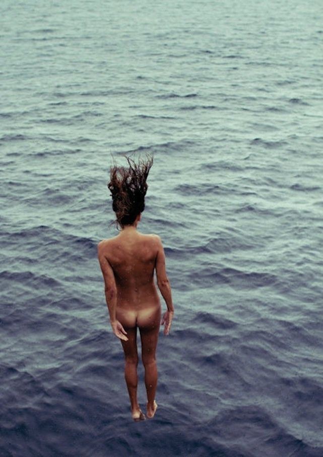 Skinny dipping nude indian women