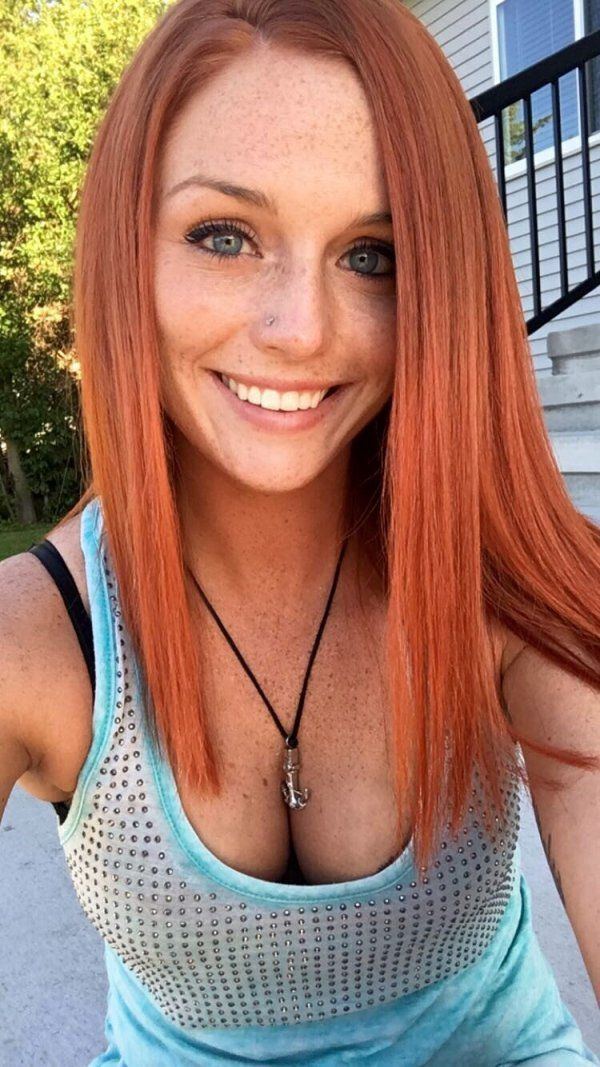 Hot redhead action