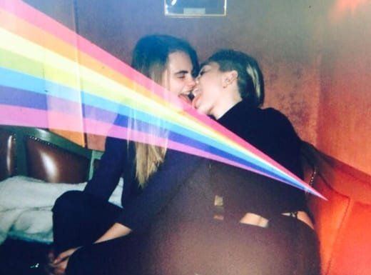 Is miley cyrus really gay