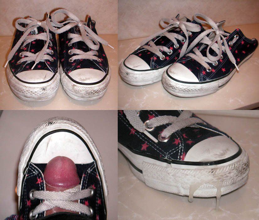 Converse shoes masturbate