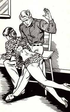 vintage spanking cartoon 