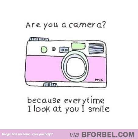 Photography pick up lines