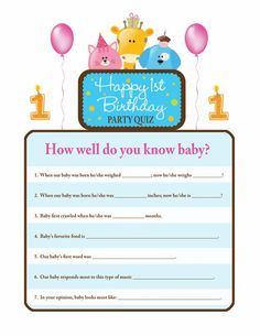 Lightening B. reccomend First birthday games for adults