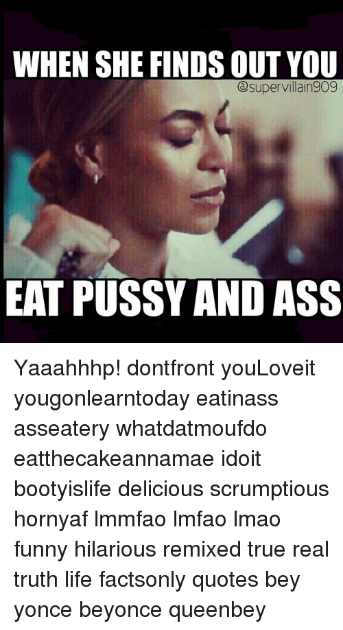 Funny pictures about eating pussy