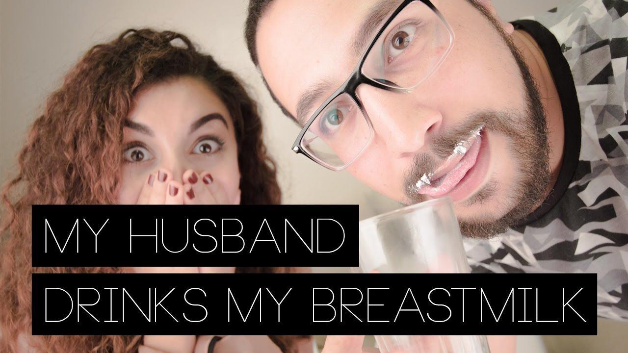 Husband drink breast milk video