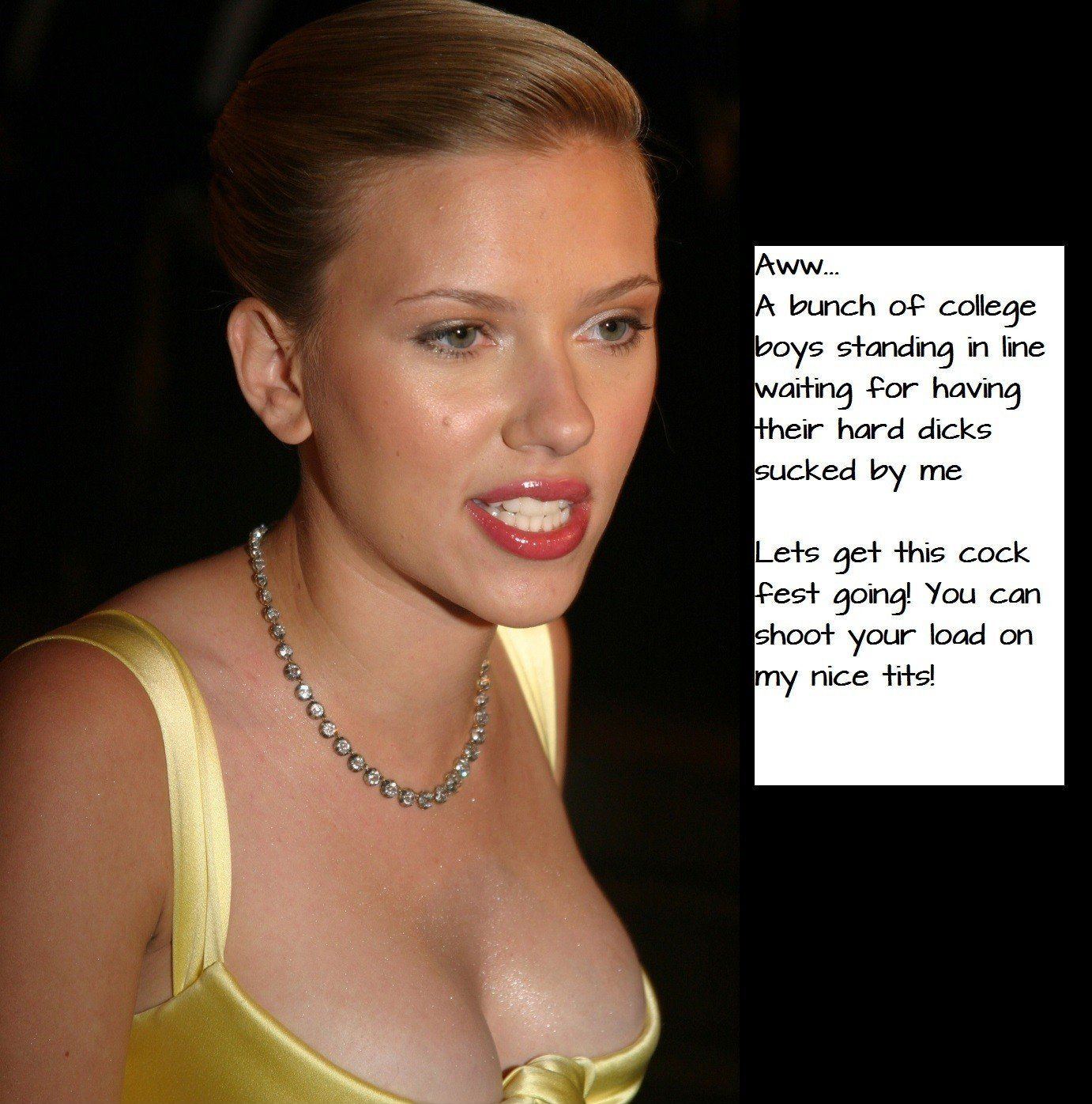 Scarlett Johansson Porn Captions.