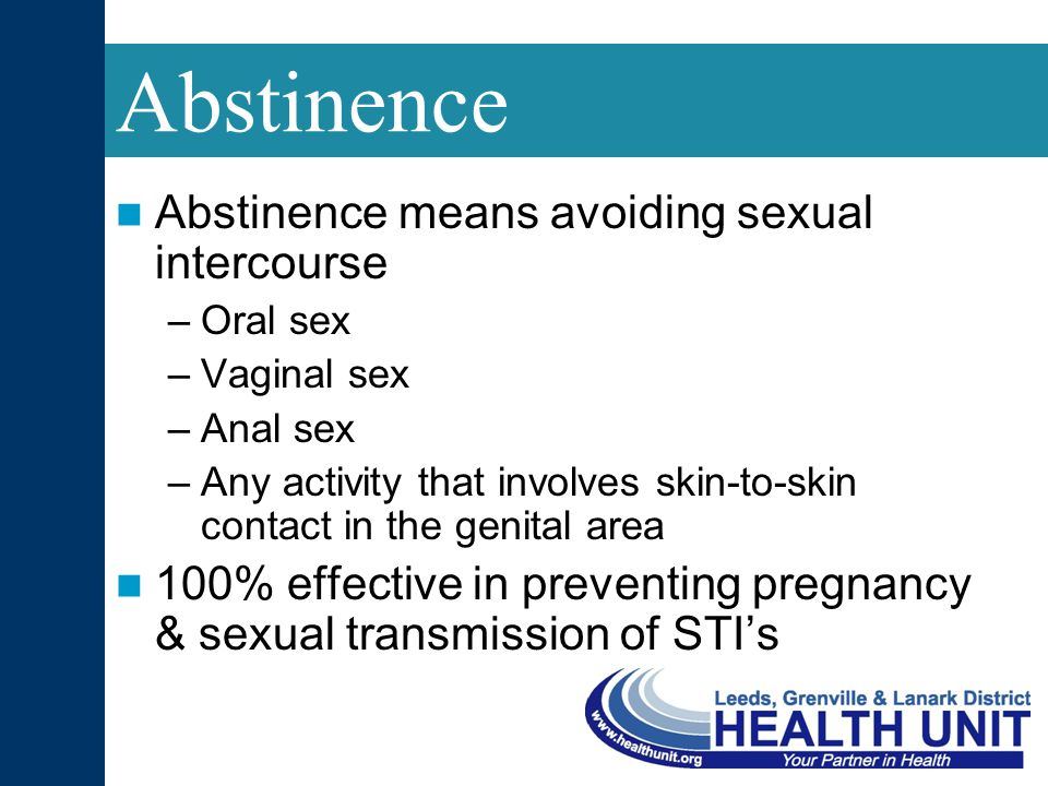 best of And anal sex Abstinence