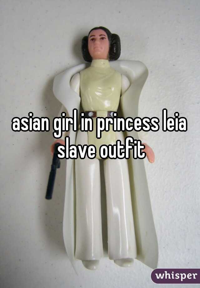 Asian girl as princess leia