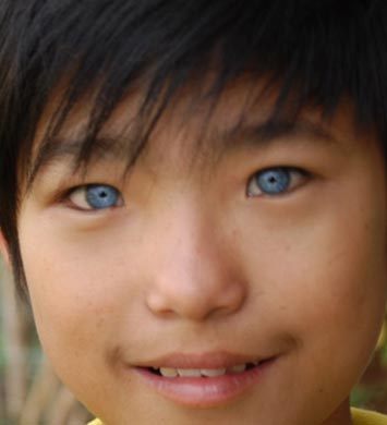 Sparkles reccomend Asian people blue eyes