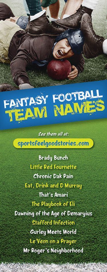 best of Football fantasy Drew funny names brees