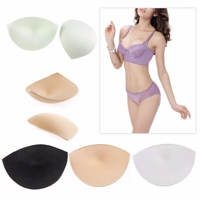 Bikini top with gel inserts