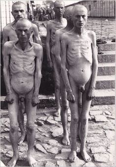 Boys naked concentration camp