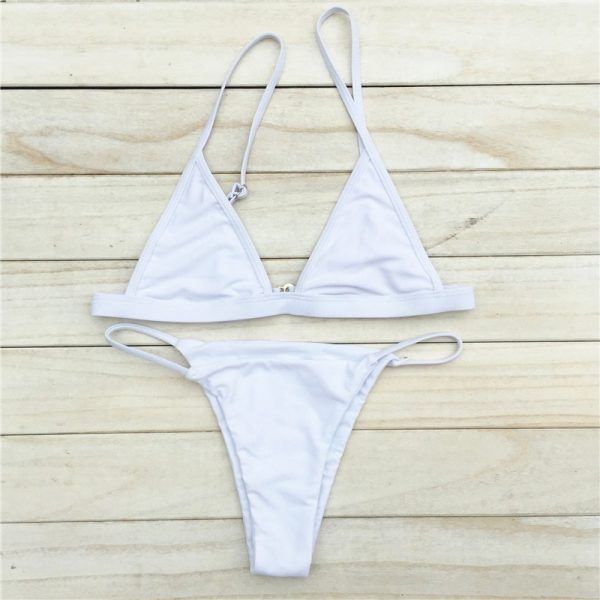 Buy white brazilian cut bikini