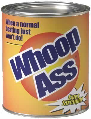 Miss G. reccomend A can of whoop ass