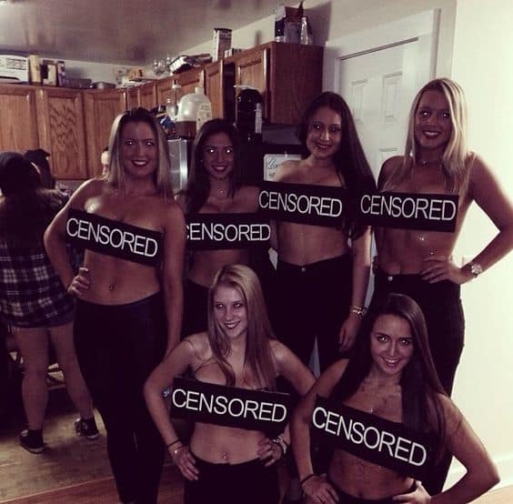 College girl naked halloween costumes