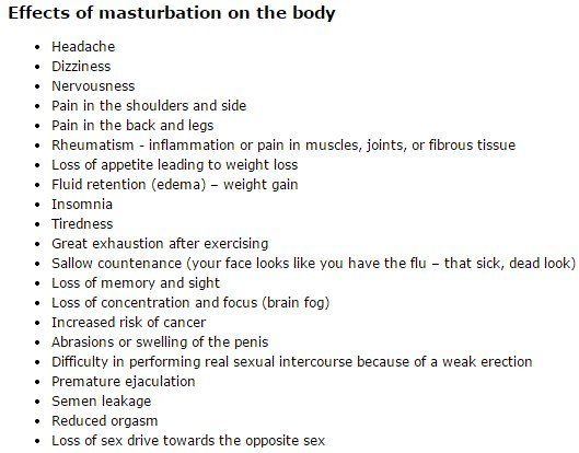 Indominus reccomend Results of masturbation