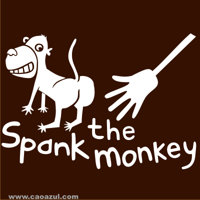 Derivation of spank the monkey