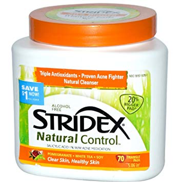 Stridex facial cleansing pads