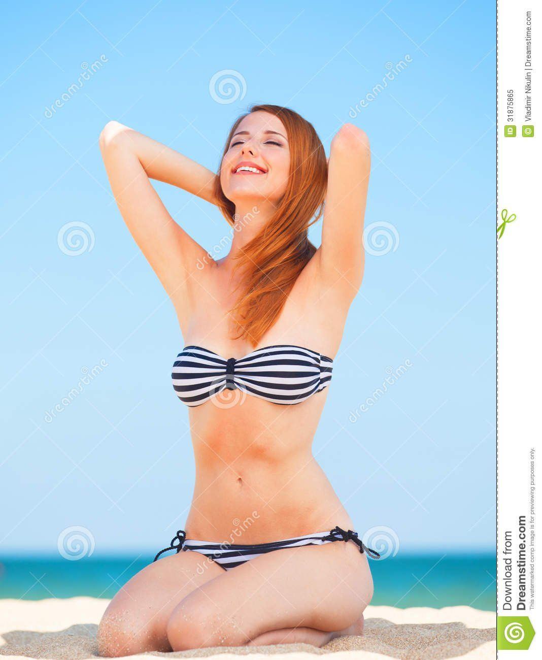 best of Girl redhead Beach