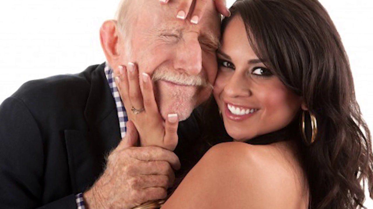 Asian young girls with old men