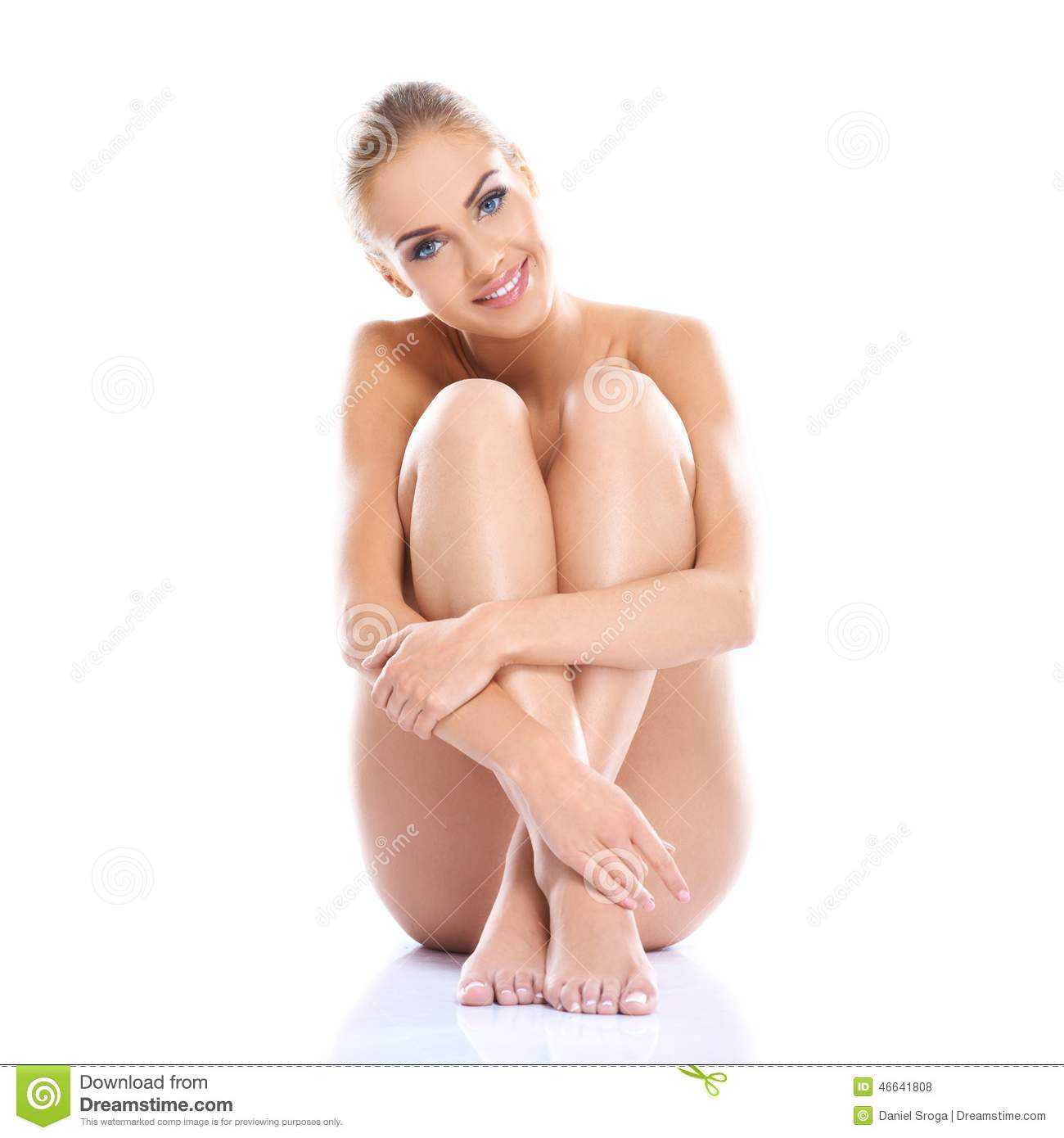 Nude girl with no arms or legs