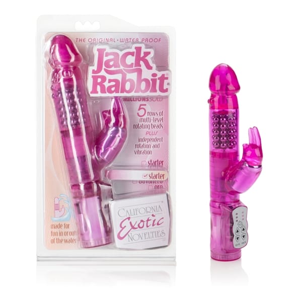 Jack rabbit pearl is a multi-speed dual action vibrator