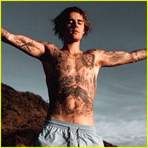 best of Shirtless tattoos bieber Justin