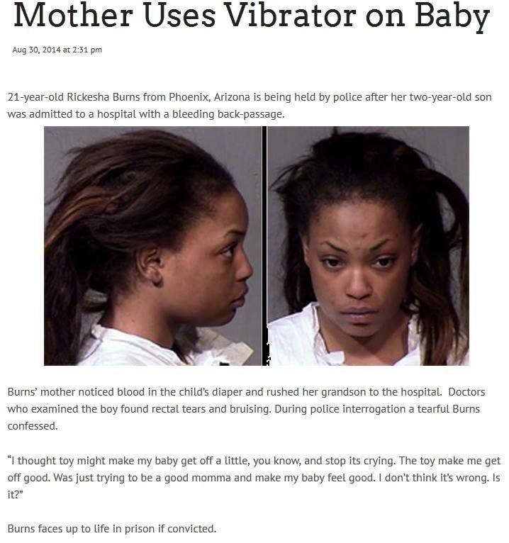 Mother with vibrator