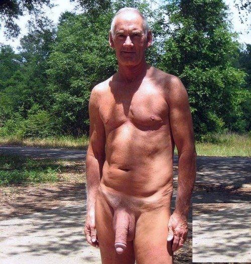 Naked old men Old man