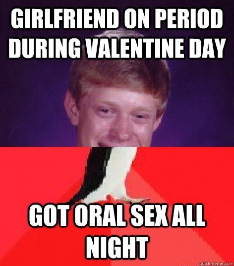 Period oral sex video