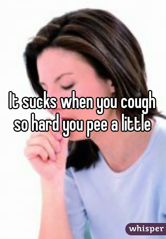 Peeing when you cough