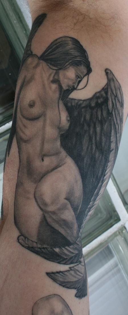 best of Nake angels Sexy tattooed