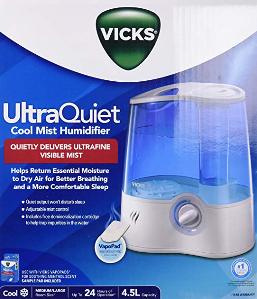 Han S. reccomend Vicks humidifier smells funny