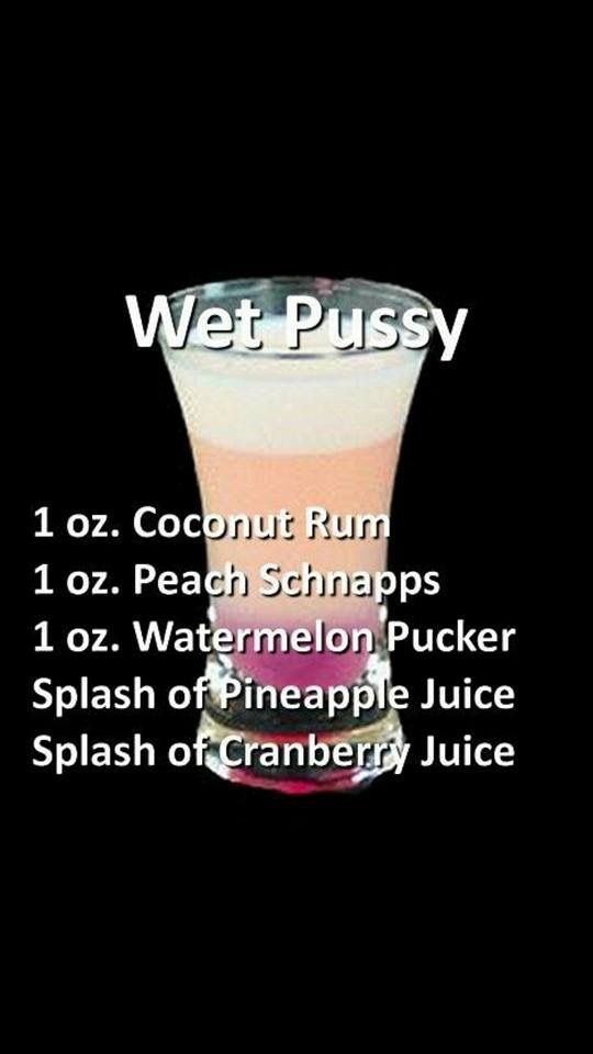 Red F. reccomend Wet pussy the drink